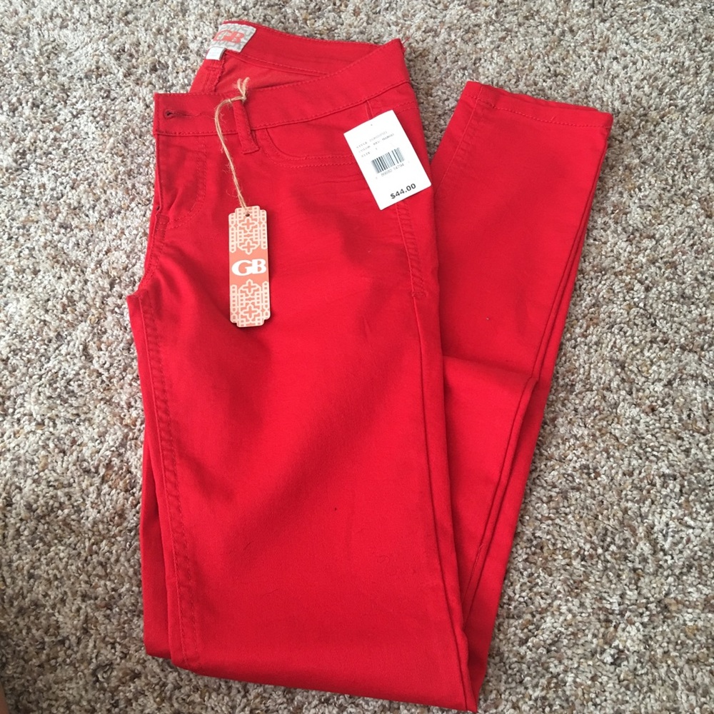 GB Red Mango Skinny Pants